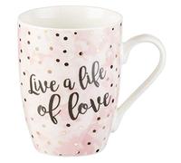 Mug - en direct d'une vie d'amour, Blanc et Rose