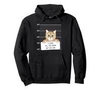 Mug en Forme de Chat avec Inscription « Crime I Licked Cream » Sweat à Capuche