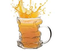 Mug en forme de livre peint - 445 ml - Gobelet résistant à la chaleur | Tasse à café fantaisie pour amateurs de livres - pour thé chaud et froid, lait, eau, femme, lecteur, écrivain, de