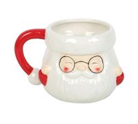 Mug en forme de Père Noël - Tasse festive en céramique avec une capacité de 500 ml, parfaite pour les boissons chaudes, lavage à la main uniquement, idéale pour les boissons de vacances