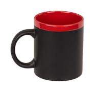 Mug en grès à écrire Out of the Blue avec craie rouge