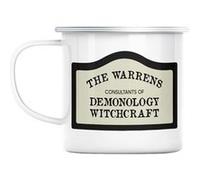 Mug en métal émaillé Consultants of demonology Blanc G