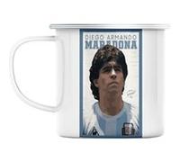 Mug en métal émaillé Diego armando maradona Blanc G