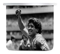 Mug en métal émaillé Diego maradona 10 argentine Blanc G