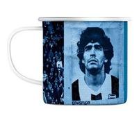 Mug en métal émaillé Diego maradona 10 argentine Blanc G