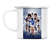 Mug en métal émaillé Diego maradona 10 argentine Blanc G