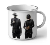 Mug en Métal Emaillé - FABULOUS BIJOUX - Daft Punk - 8 6 cm - 8 8 cm - Compatible Lave-Vaisselle