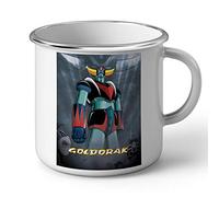Mug en Métal Emaillé Goldorak Couleur Hero Manga Robot Dessin anime