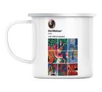 Mug en métal émaillé Henri matisse réseaux sociaux Blanc G