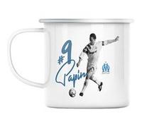 Mug en métal émaillé Jean pierre papin marseille Blanc G