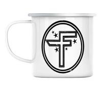 Mug en métal émaillé Trade federation geek jeux Blanc G