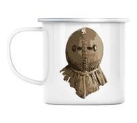 Mug en métal émaillé Trick or treat monstre Blanc G