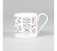 Mug en porcelaine anglaise May The God of Hope (Petals)