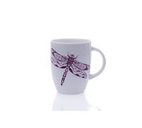 Mug en porcelaine avec libellule - violet, Bow, 370 ml, Thun 1794