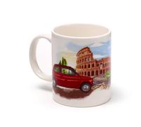 Mug en Porcelaine - Fiat 500 Rome