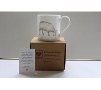 Mug en porcelaine fine de mouton dans une boîte cadeau - Fait à la main à Stoke on Trent, Angleterre