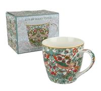 Mug en porcelaine fine Motif voleur de fraises de William Morris Vert