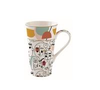 Coffret mug en porcelaine Modernisme 60cl - - Multicolore - Porcelaine
