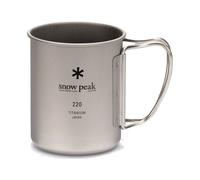 Snow Peak – Tasse à paroi unique en titane – 220 ml