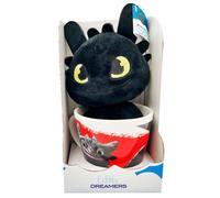 Mug et peluche - DREAMWORKS ANIMATION - Toothless - Noir - Matériaux durables - Enfant