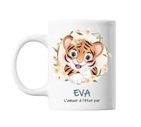 Mug Eva Amour Pur Tigre Cadeau Bébé