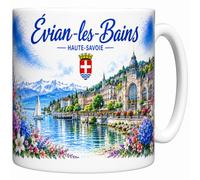 Mug Évian-les-Bains - Perle du Léman - Céramique 330 ml
