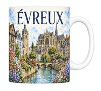 Mug Évreux - La Cathédrale et l'Iton - Céramique 330 ml