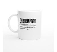Mug Expert-Comptable Personne Qui Sait Où Est Passé Ton Argent | Tasse Humour Comptabilité - Idée Cadeau Originale