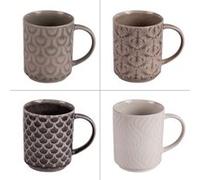 Mug Eyran 50 cl (lot de 4) - Table Passion - Multicolore - Grès Multicolore G