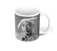 Mug - FABULOUS BIJOUX - Tupac Shakur - Céramique - Couleurs éclatantes - Compatible lave-vaisselle