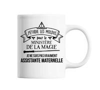 Mug Femme Assistante Maternelle Ministère Magie Tasse Blanche