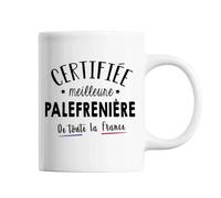 Mug Femme Palefrenière Meilleure De France Tasse Blanc Métier