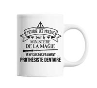 Mug Femme Prothésiste Dentaire Ministère Magie Tasse Blanche