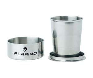 Mug ferrino stainless steel foldable tumbler gris