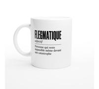 Mug Flegmatique Personne Qui Reste Impassible Même Devant une Catastrophe | Mug Fun Sang-Froid - Idée Cadeau Originale