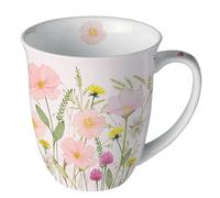 Ambiente Mug fleurs des champs en porcelaine fine 400 ml