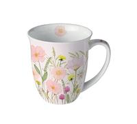 Mug fleurs des champs en porcelaine fine 400 ml