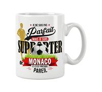 Mug foot - les vrais hommes regardent MONACO. Cadeau - Anniversaire - Noël - fête. Pour amis, famille. Cadeau original. Céramique haute qualité 11oz - 320 ML (MONACO)