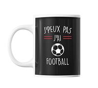 Mug football j'peux pas Noir