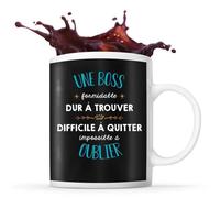 Mug - Formidable Boss - Noir - Céramique - 325 Ml - Résistant Lave-Vaisselle & Micro-Onde