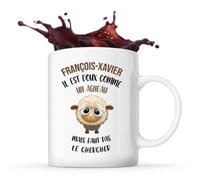 Mug François-Xavier Doux Comme Un Agneau Tasse Cadeau Anniversaire Noël