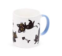 Mug Fun de Tierisch - Lucky - The Black Cat - pour Indifférent - multicolore Standard