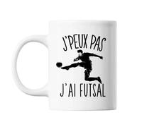 Mug Futsal J'peux Pas Blanc Tasse Cadeau Personnalisé