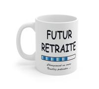 Mug Futur Retraité - Idée cadeau chargement en cours - Tasse original