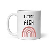 Mug future AESH femme arc-en-ciel Tasse AESH