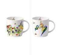 Mug Garden 32 cl (lot de 2) - Roy Kirkham - Blanc - Porcelaine Blanc G