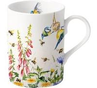 Mug Garden 38 cl (lot de 3) - Roy Kirkham - Blanc - Porcelaine Blanc