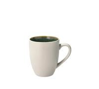 Mug Gastro en Grès Blanc/Vert Bitz