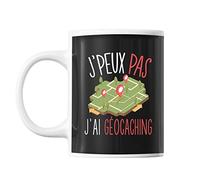 Mug Géocaching j'peux pas Noir