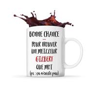 Mug - Gilbert - Ça N'existe Pas Homme - Céramique - Blanc - Cylindrique